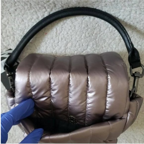 Think Royln Petite Bar Quilted Bag in Pearl Latte - Picture 8 of 12